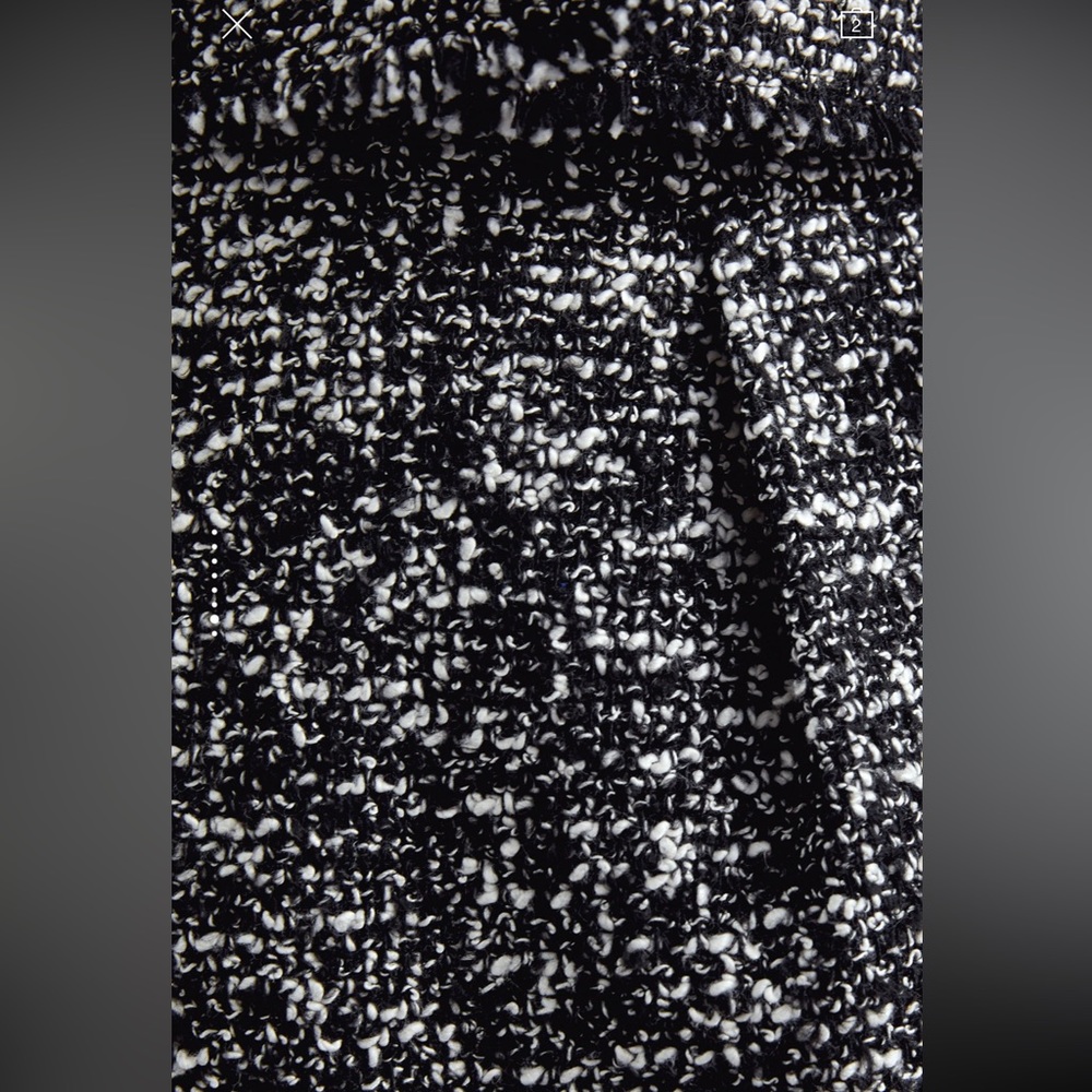 Zara textured tweed pencil skirt ankle length - Picture 12 of 12